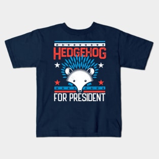 Hedgehog For President 2020 Kids T-Shirt